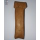 FUNDA CORTA PLUMA CRUDO DOBLE BOTÓN