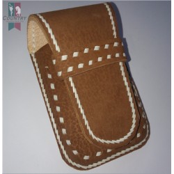 FUNDA CELULAR CUERO CHANCHO FIDEO GALAXY MEDIANO