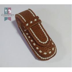 FUNDA CORTA PLUMA CUERO CHANCHO FIDEO PASADOR SIMPLE