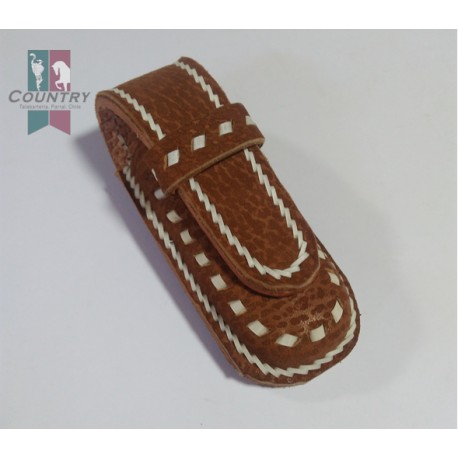 FUNDA CORTA PLUMA CUERO CHANCHO FIDEO PASADOR SIMPLE