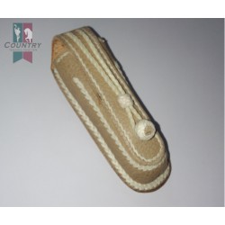 FUNDA CORTA PLUMA CRUDO CORDONCILLO